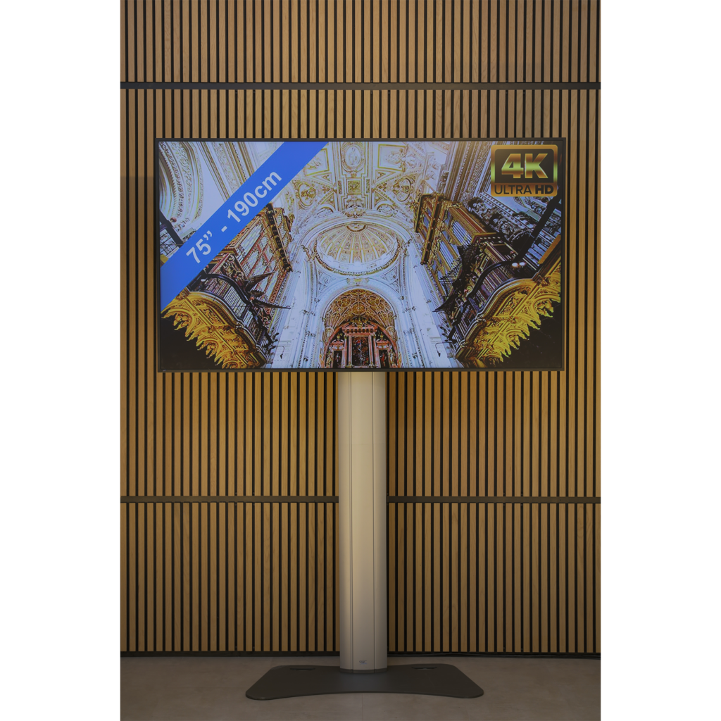 LED TV scherm 75 inch + statief