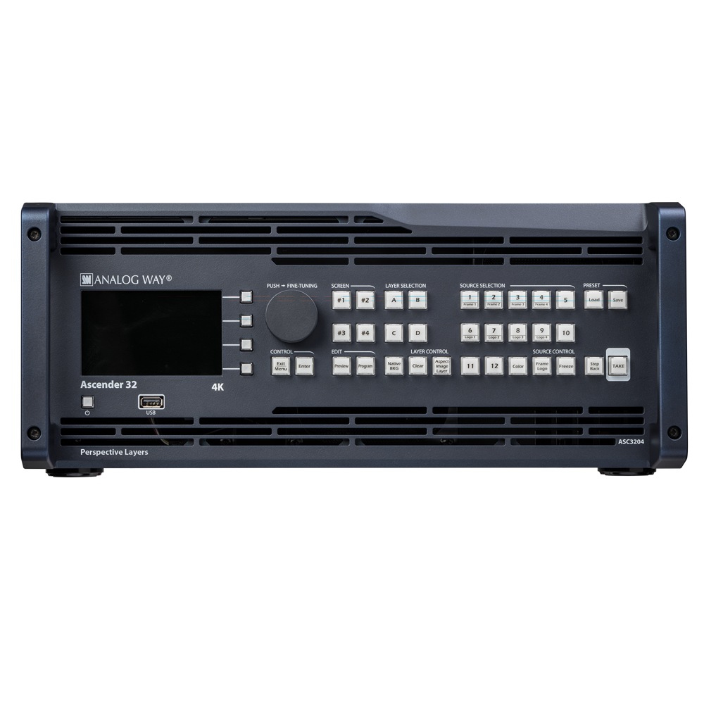 AnalogWay Ascender 32 4K PL Presentatieswitcher