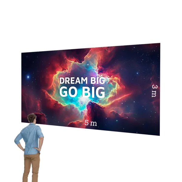 LED scherm 5 x 3 meter incl. opbouw