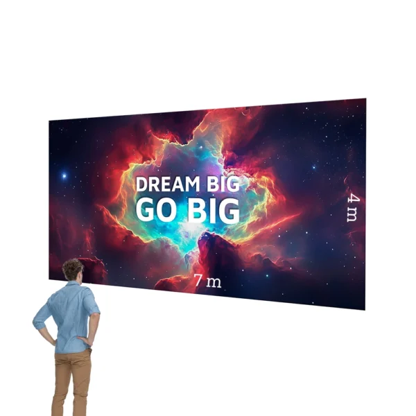 LED scherm 7 x 4 meter incl. opbouw