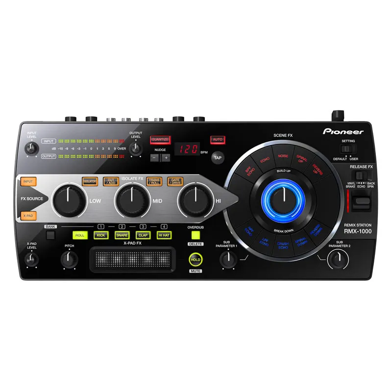 ギター Pioneer RMX-1000 Remix Station Platinum Rent Pioneer RMX 1000 remix station - AudioVision